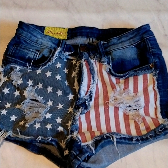 Machine patriotic shorts size 28 M - Picture 1 of 3